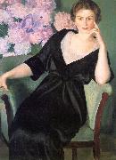 Boris Kustodiev Renee Notgaft oil painting artist